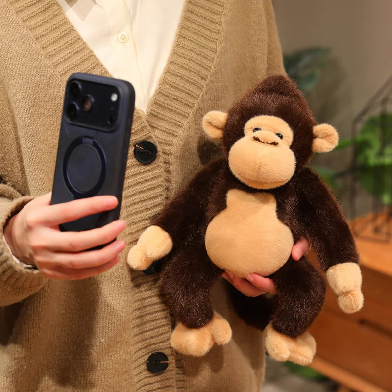 kawaii Monkey Plush Soft Comfort stuffed Dolls Decor Pillow Cartoon Animals golden monkey kids Birthday Christmas Gifts