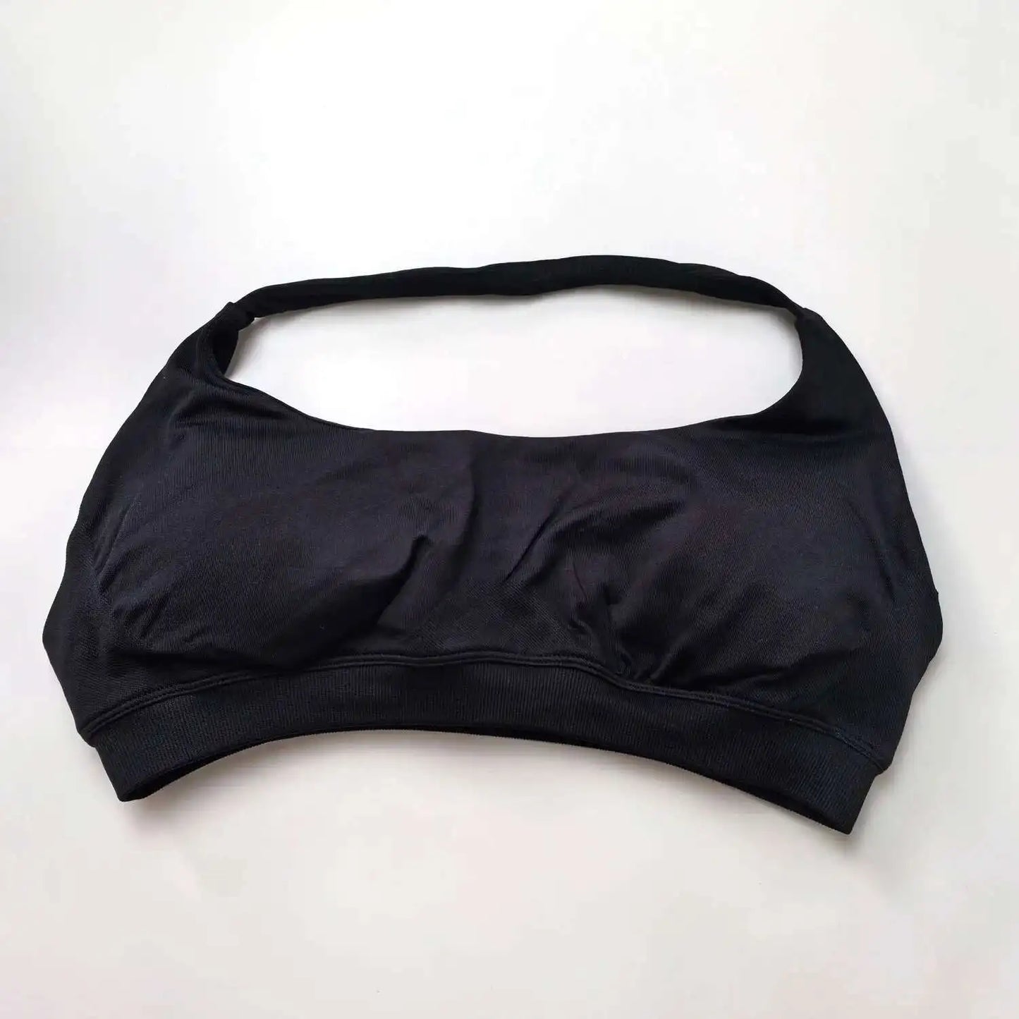 NCLAGEN Sports Bra Gym Tops Women Seamless Pilates Halter High Support Push-up Open Back Fitness Yoga Clothes Workout Underwear