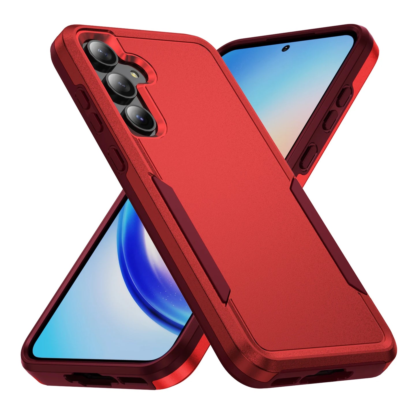 Military Grade Cases for Samsung Galaxy S25 FE S22 S23 S26 Plus S24 FE Ultra Edge A17 A54 A16 5G A56 A55 A35 A15 Armor Case