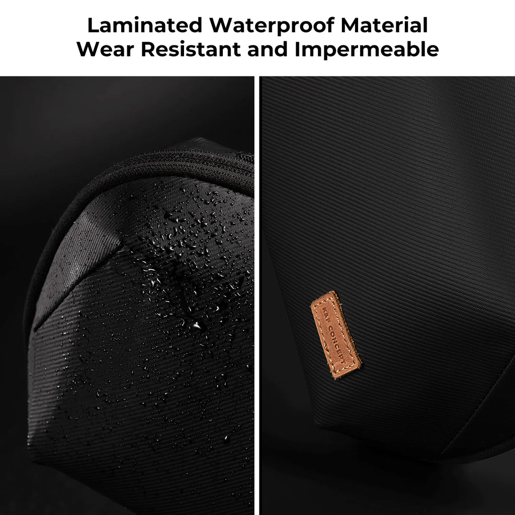 K&F Concept Digital Storage Bag Large Capacity 4L Portable Pouch Case Organizer for Camera Accessories Charger Cable Hub Adapter