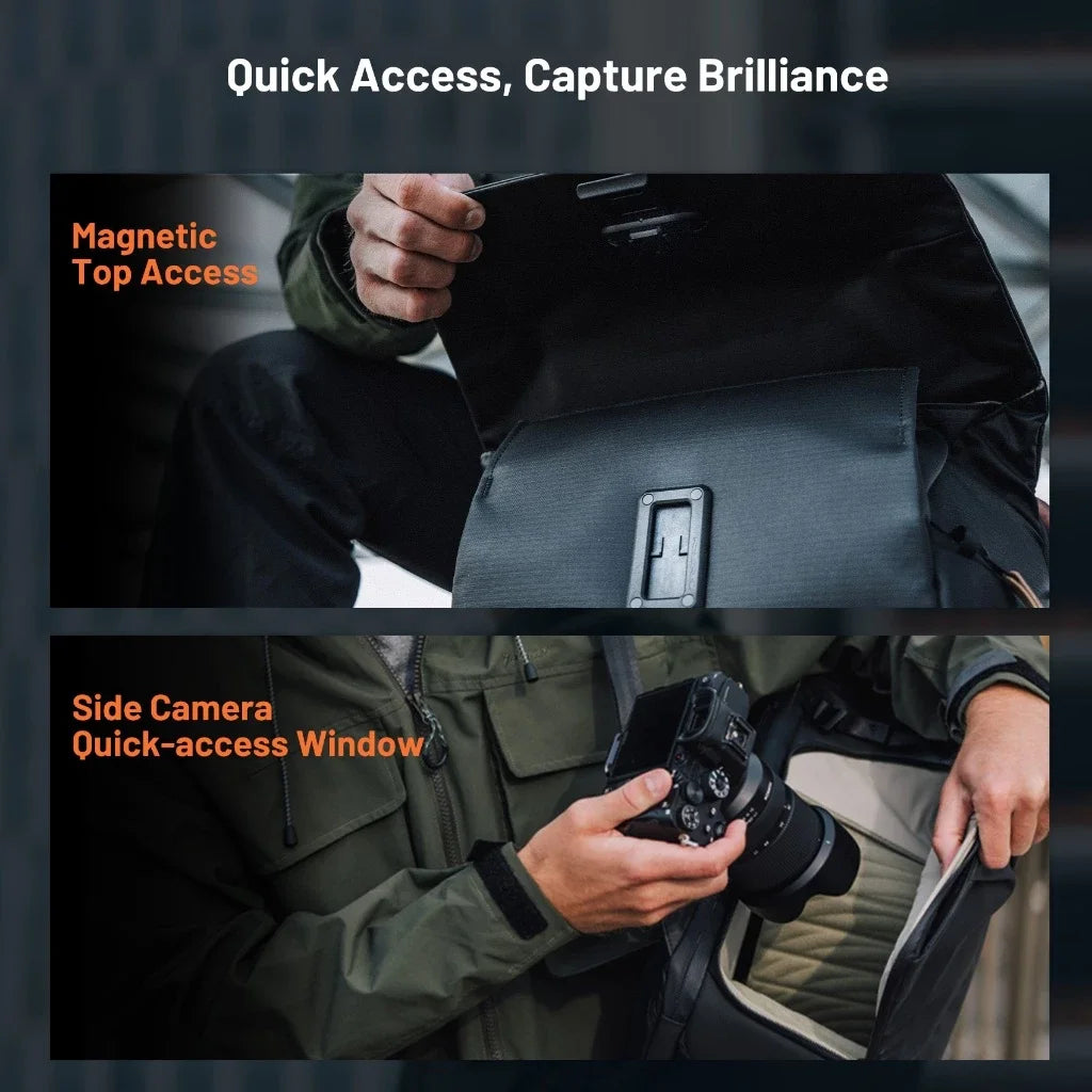 PGYTECH OneGo 2 BackPack Shoulder Photography Bag DSLR Camera Bag Laptop Storage Bag Suitable For Suitable For Nikon Sony Canon