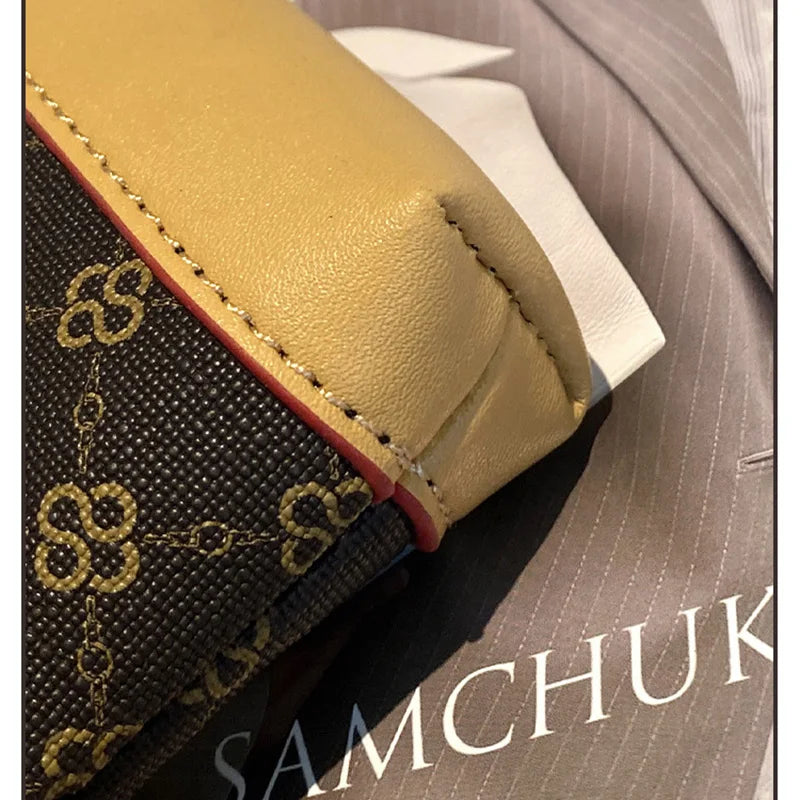 Mini Chain Printed Handheld Diagonal Bag for AirPods pro 4/3/2 Small Headphone Coin Purse Holder with Strap