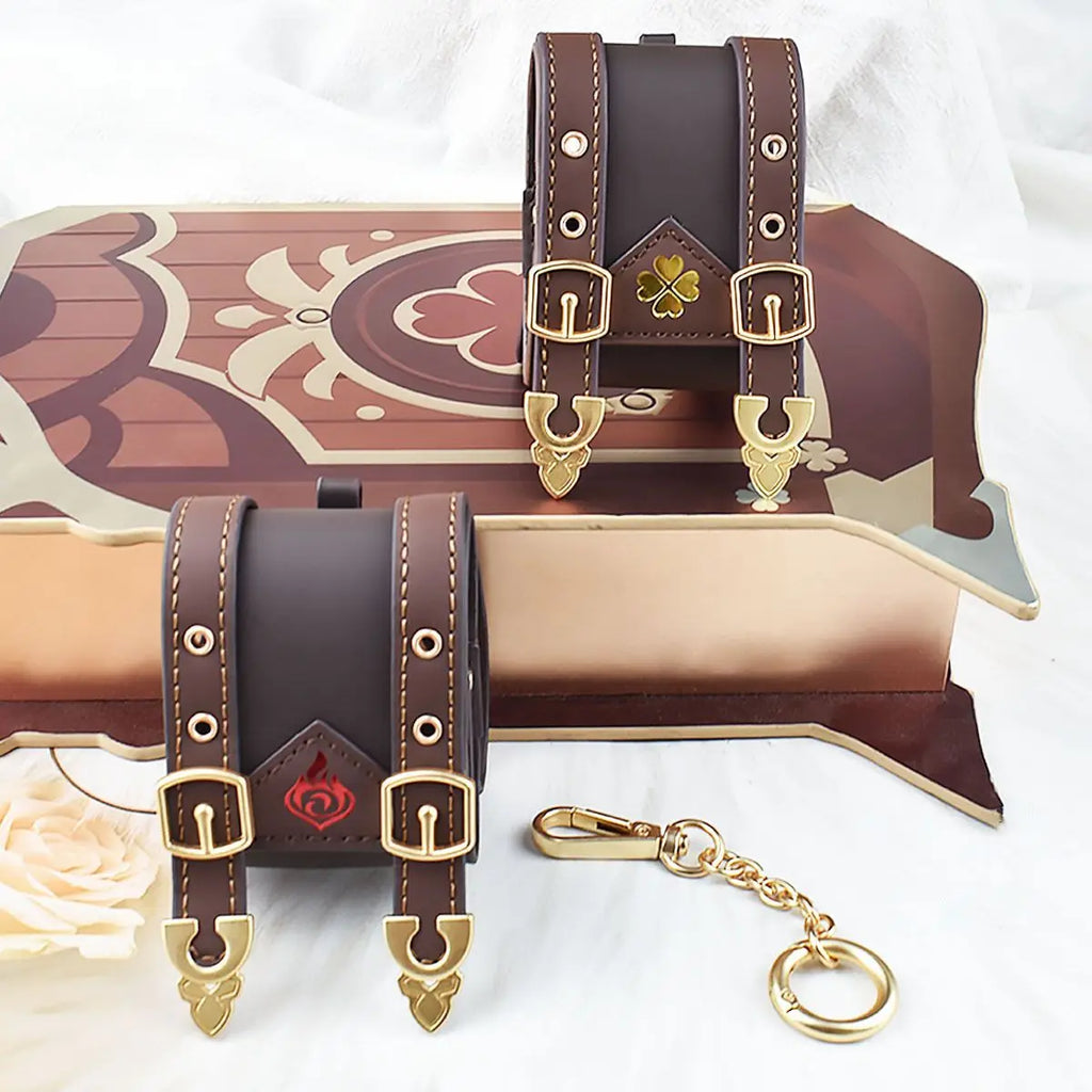 Anime Game Custom Design Headset Case Genshin Impact Klee Cute Girl Backpack Theme Headphone Case for airpod Case