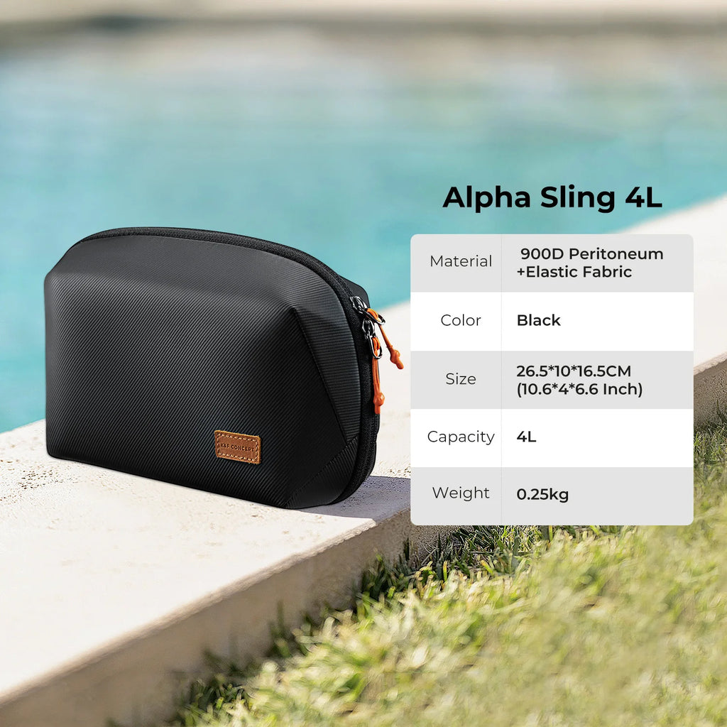 K&F Concept Digital Storage Bag Large Capacity 4L Portable Pouch Case Organizer for Camera Accessories Charger Cable Hub Adapter