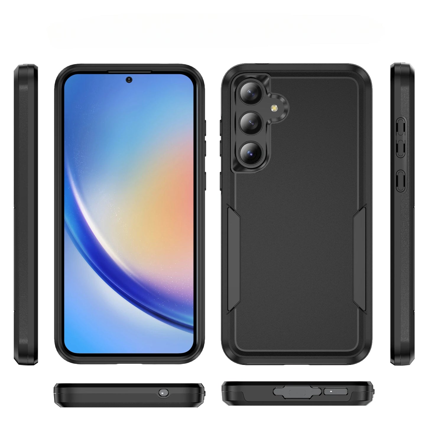 Military Grade Cases for Samsung Galaxy S25 FE S22 S23 S26 Plus S24 FE Ultra Edge A17 A54 A16 5G A56 A55 A35 A15 Armor Case