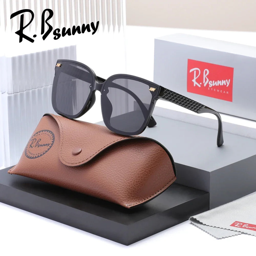 Women‘s Sunglasses Large Fmane UV400 Glasses Design Gradient Square Travel Eyewear Lady Shades