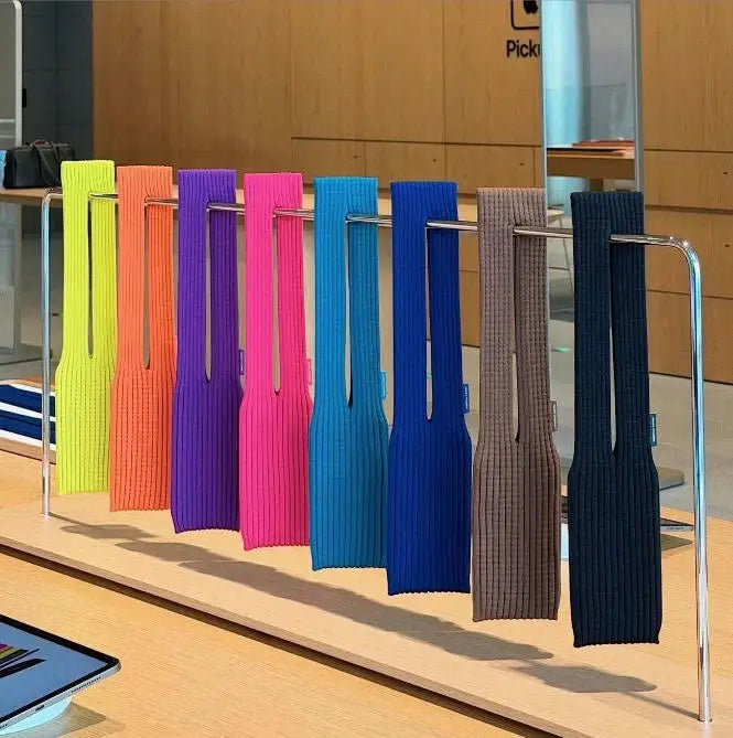 2025 Winter Tech Fashion Accessory For Apple iPhone iPad Knitted Crossbody Unisex Mini Single Shoulder Sling Christmas Lovers